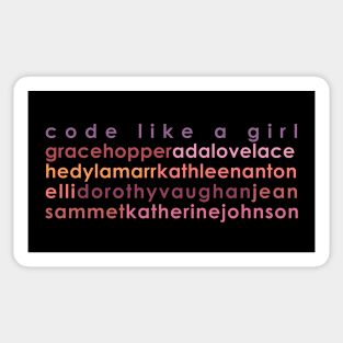 Women in tech Sticker